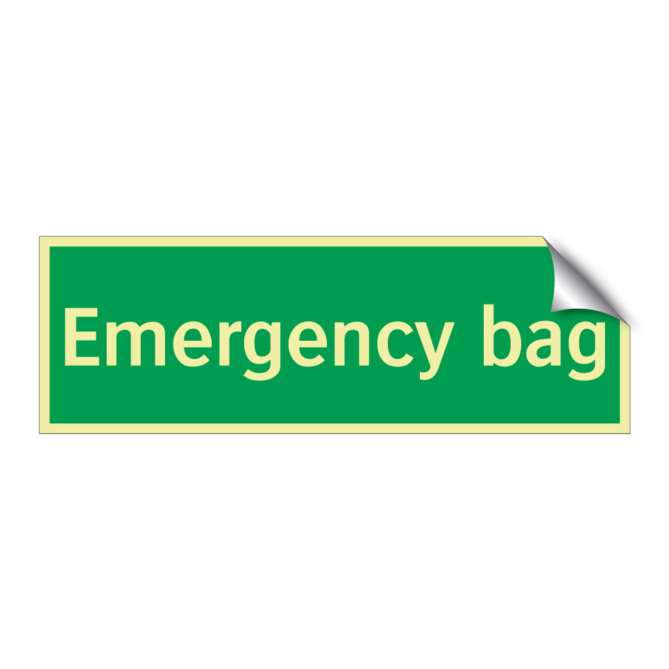 Emergency bag