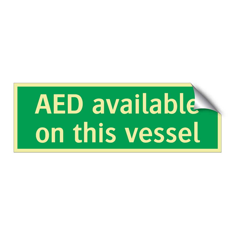 AED available on this vessel