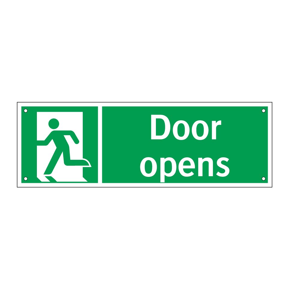 Door opens