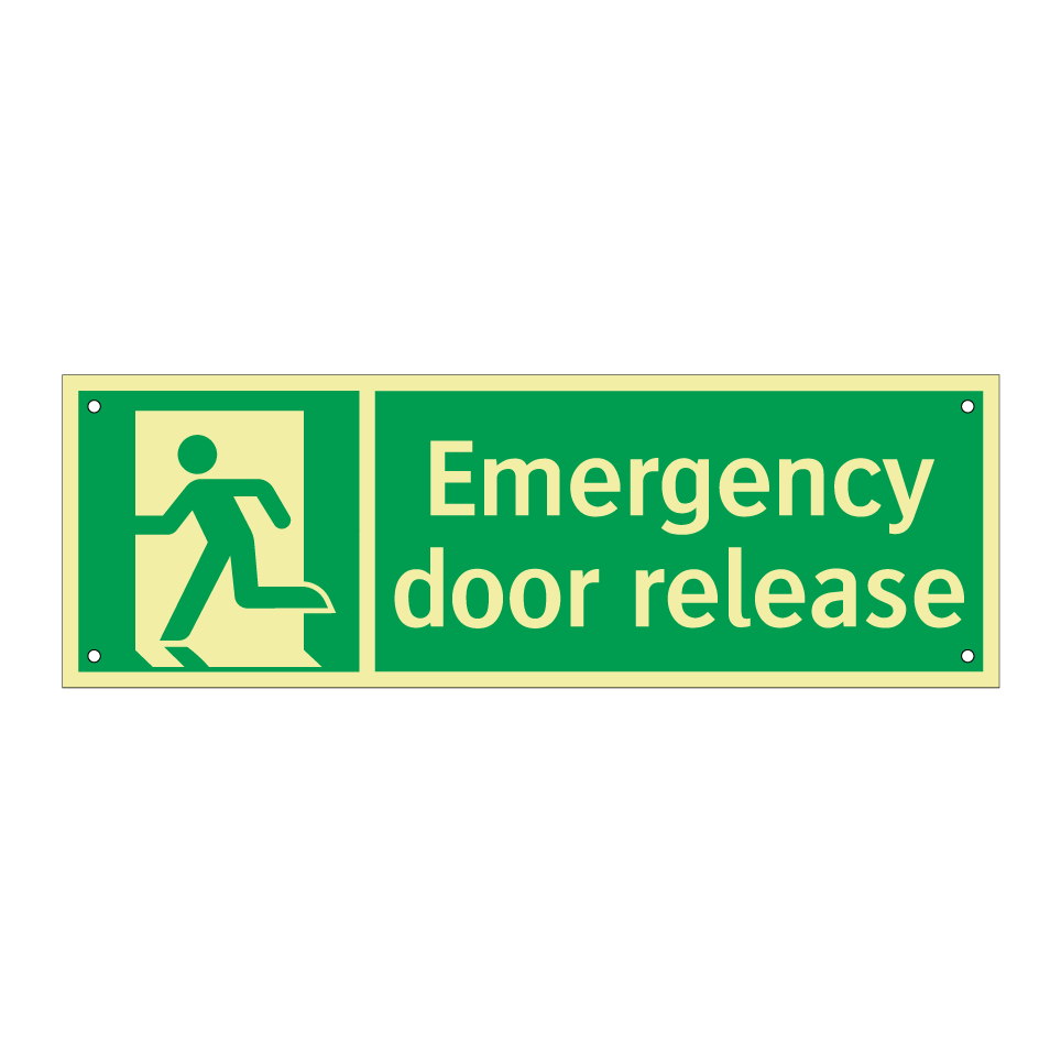 Emergency door release