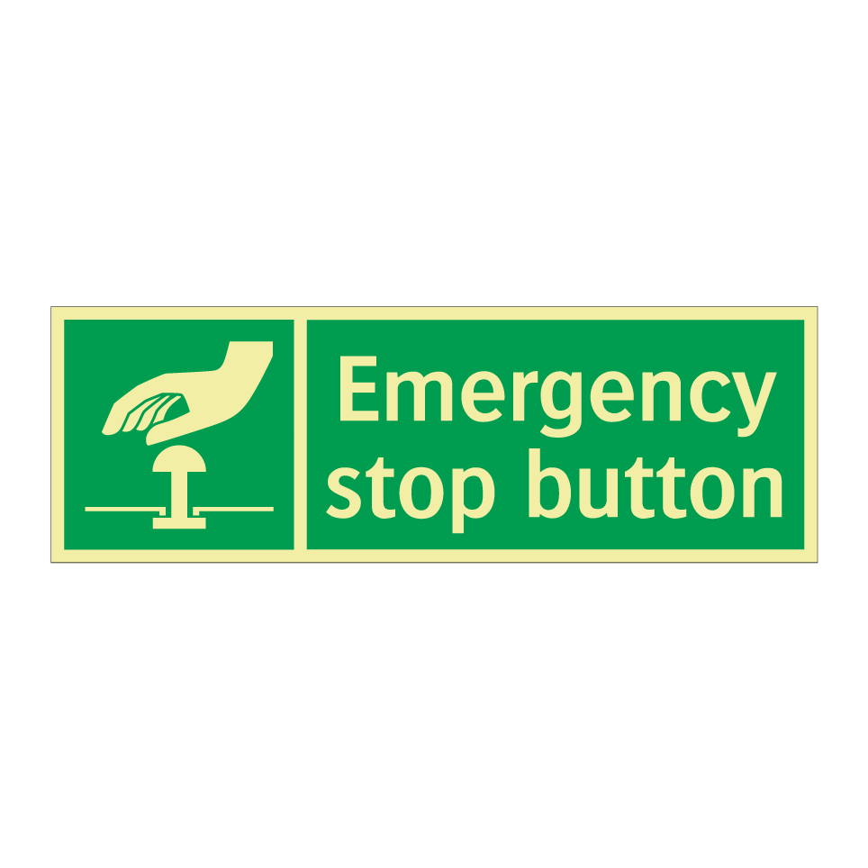 Emergency stop button