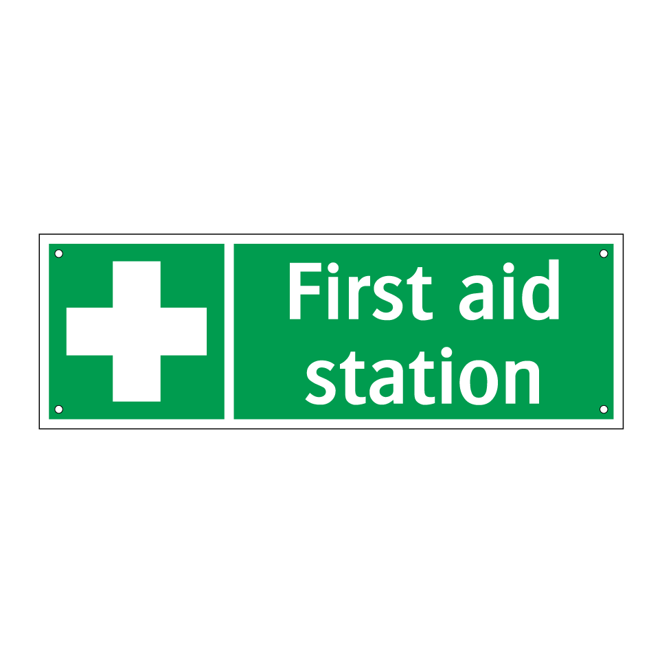 First aid station