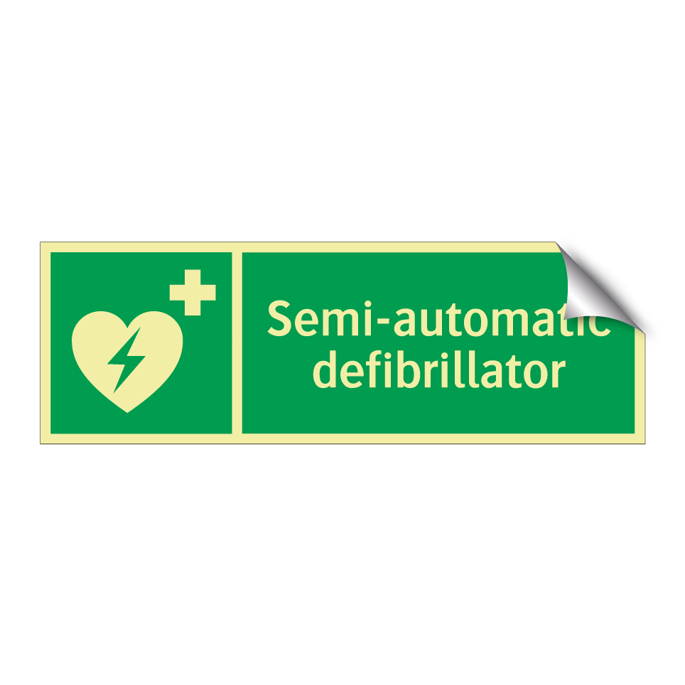 Semi-automatic defibrillator