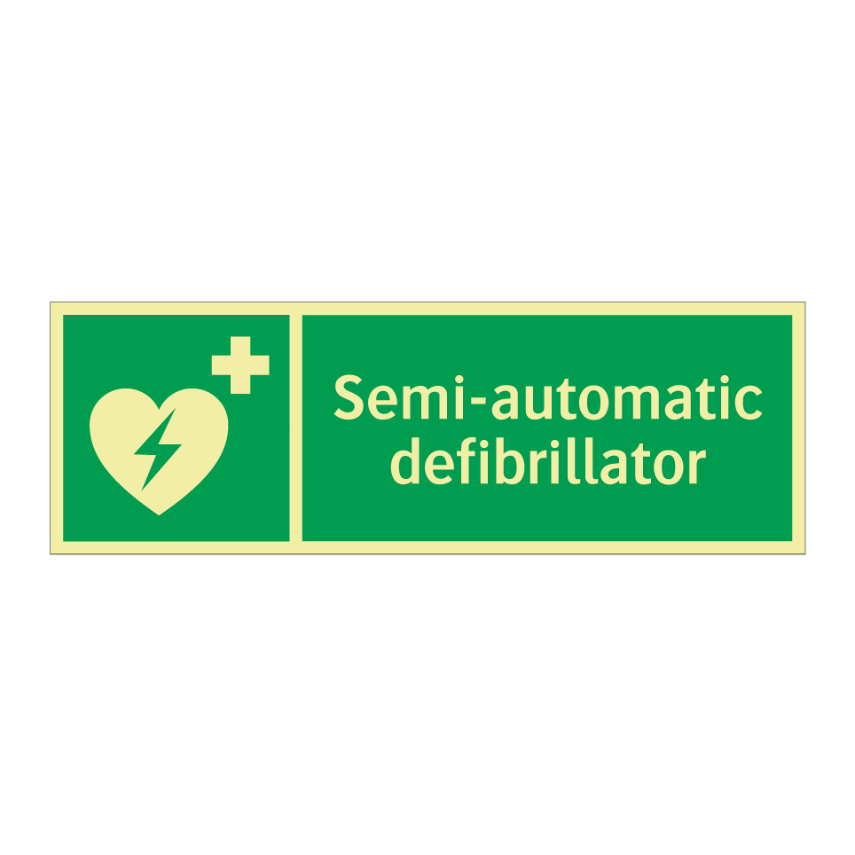 Semi-automatic defibrillator
