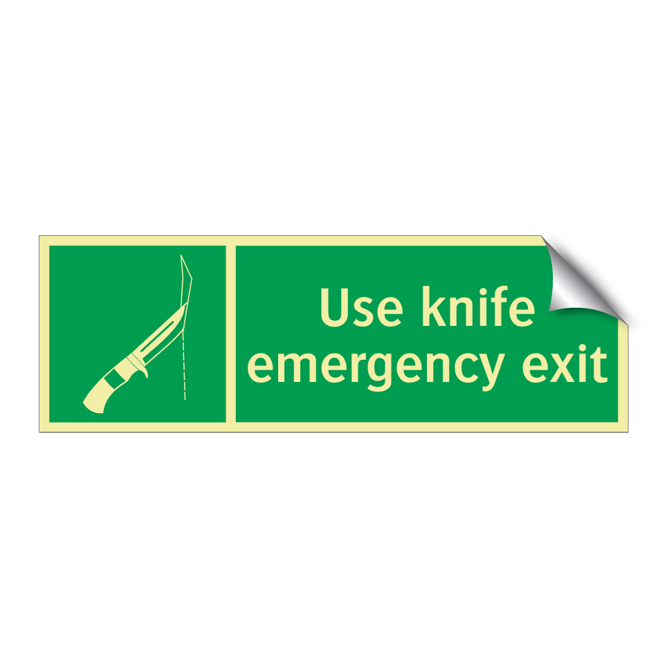 Use knife emergency exit