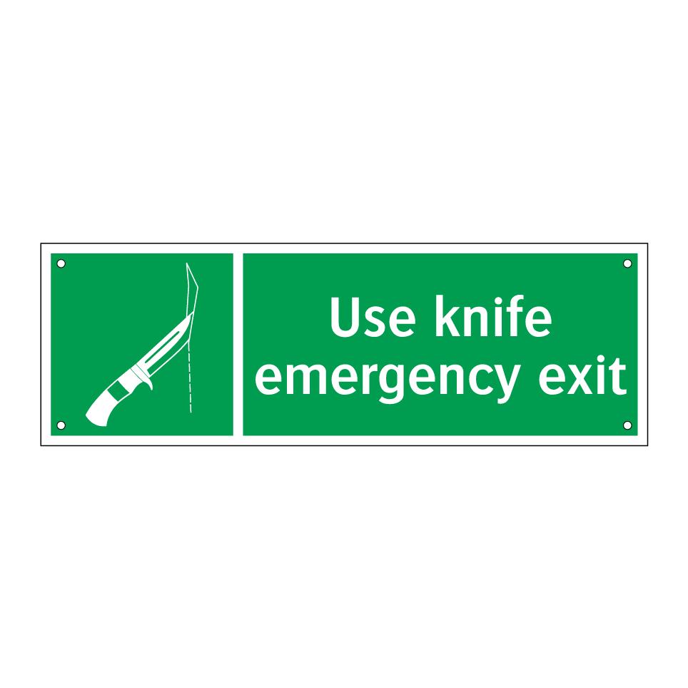 Use knife emergency exit