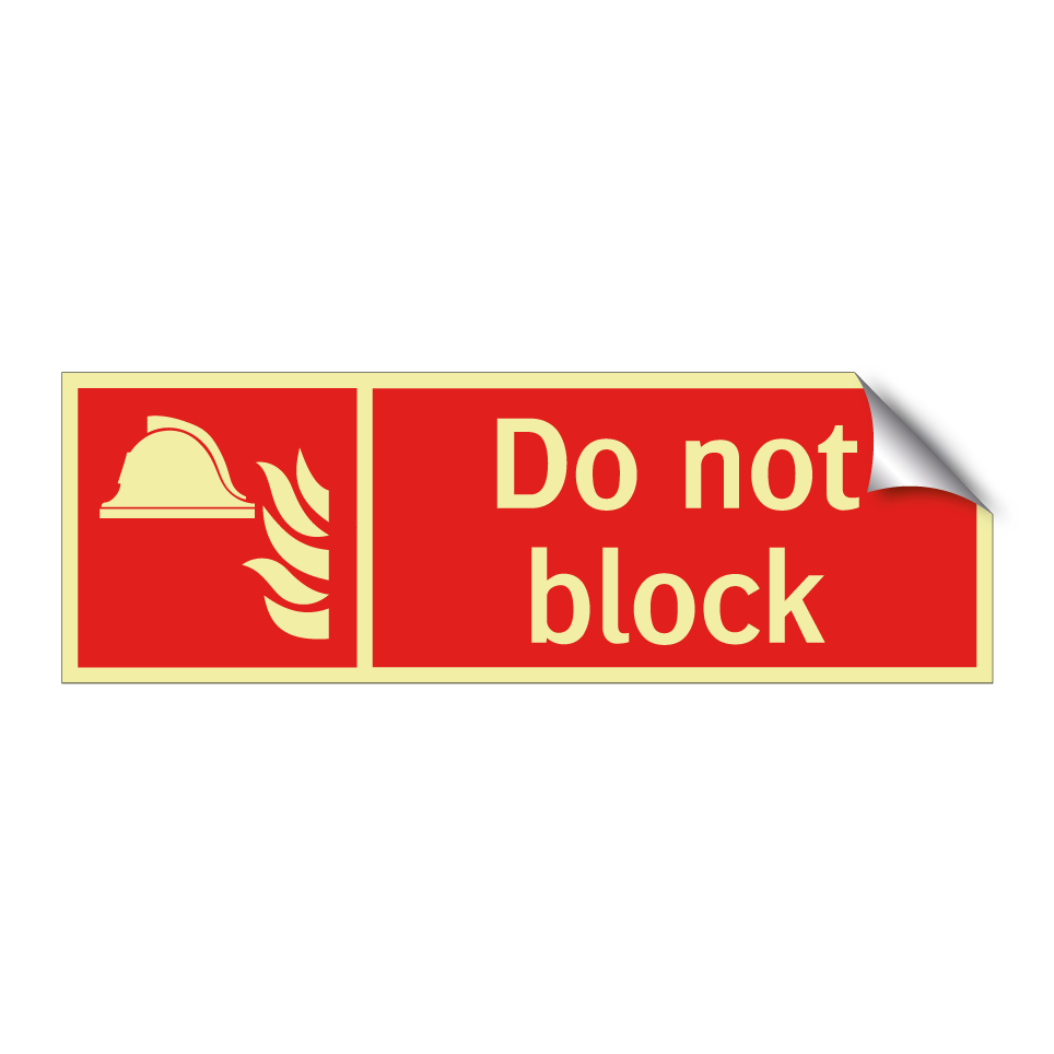 Do not block