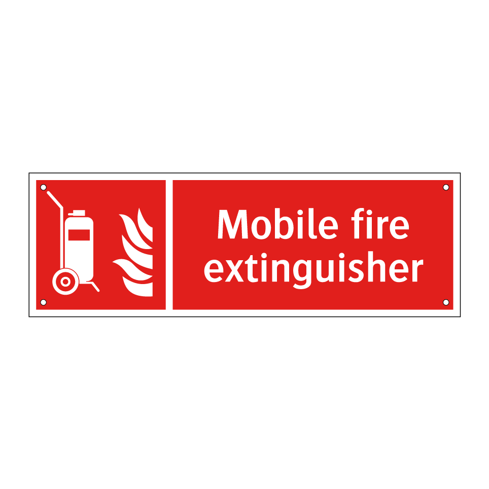 Mobile fire extinguisher