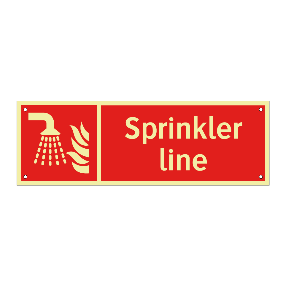 Sprinkler line