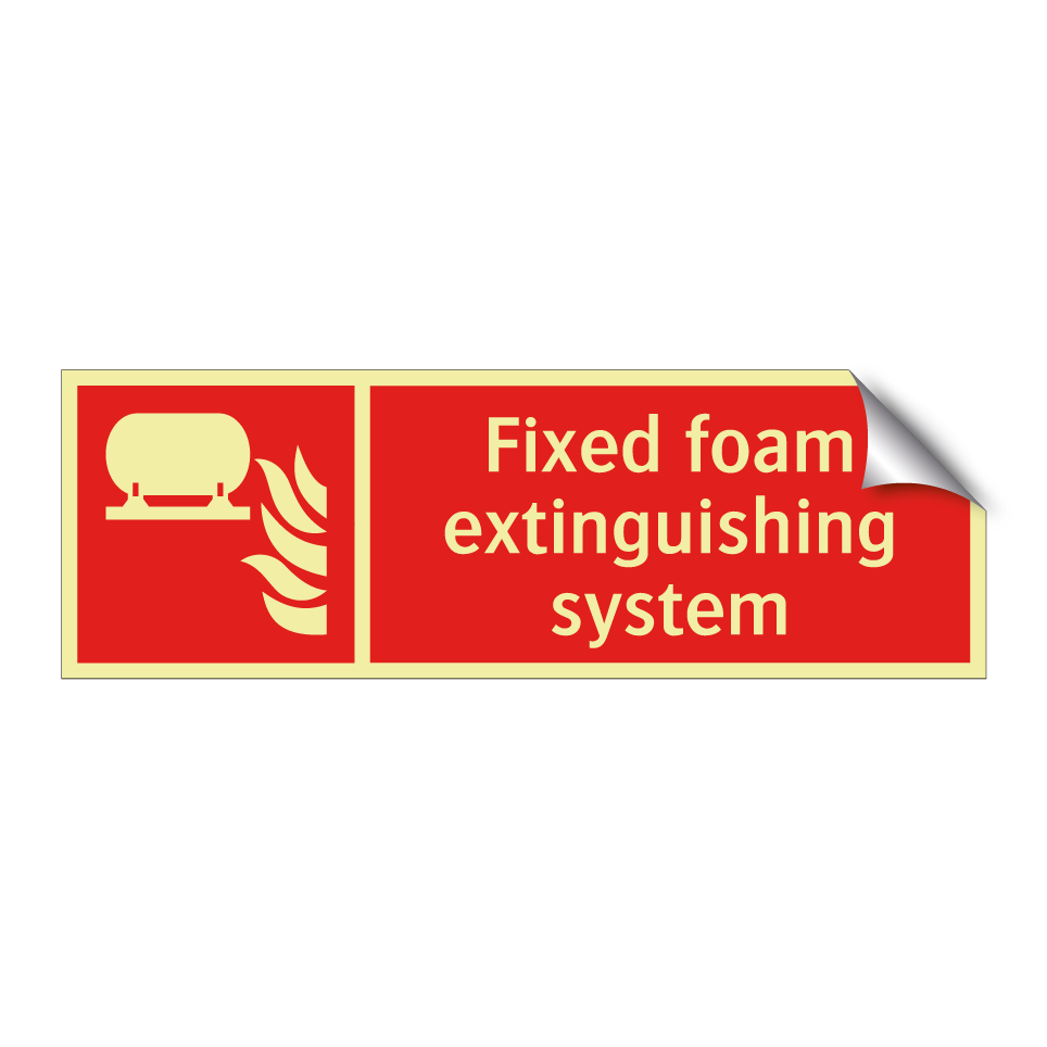 Fixed foam extinguishing system