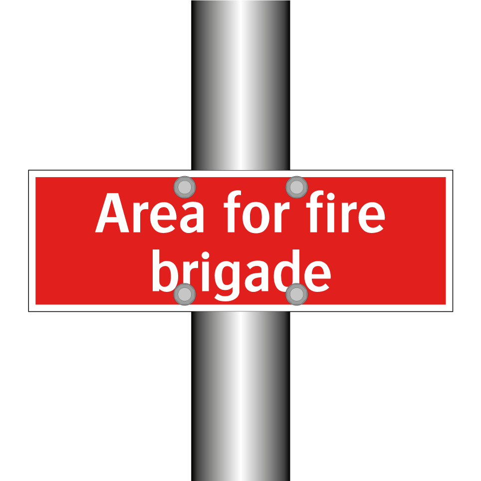 Area for fire brigade