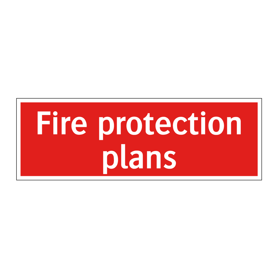 Fire protection plans