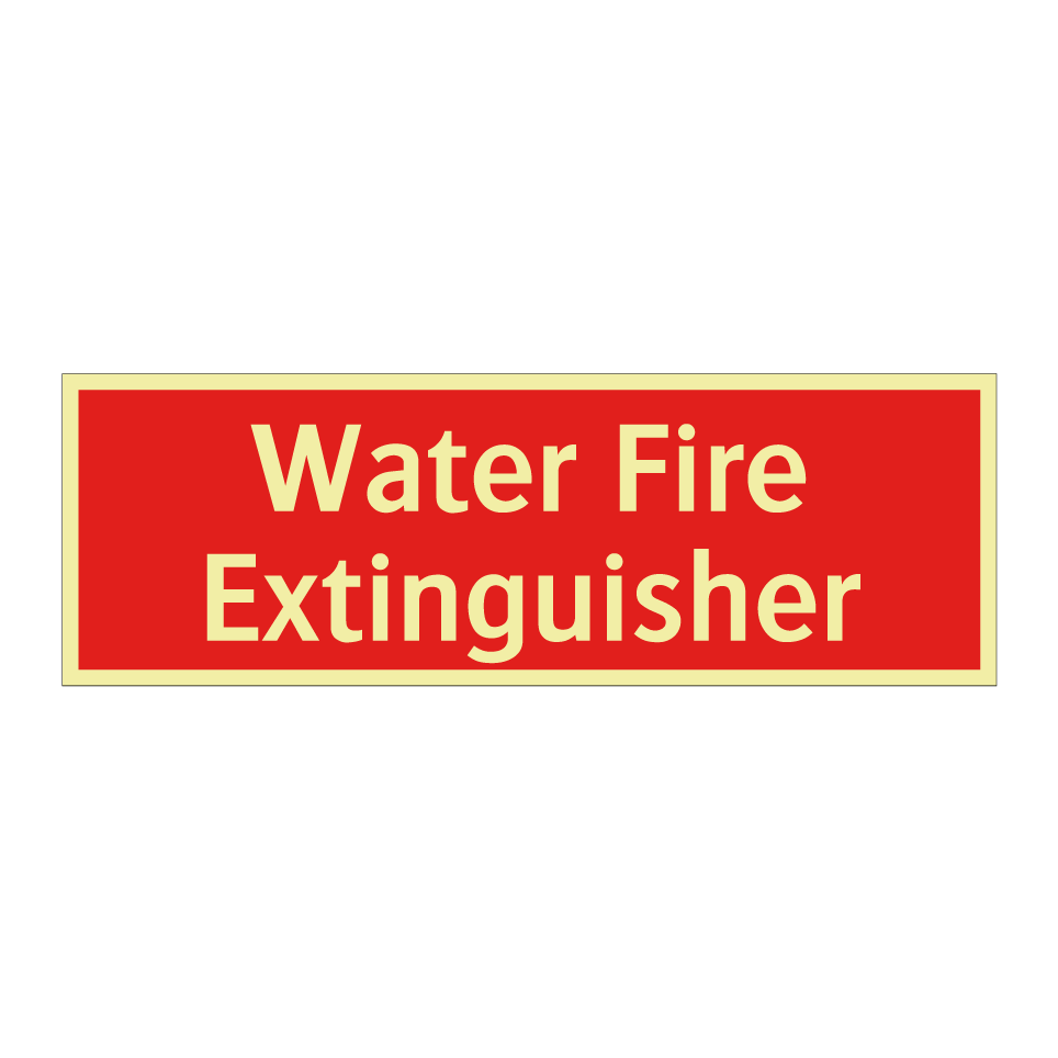 Water Fire Extinguisher