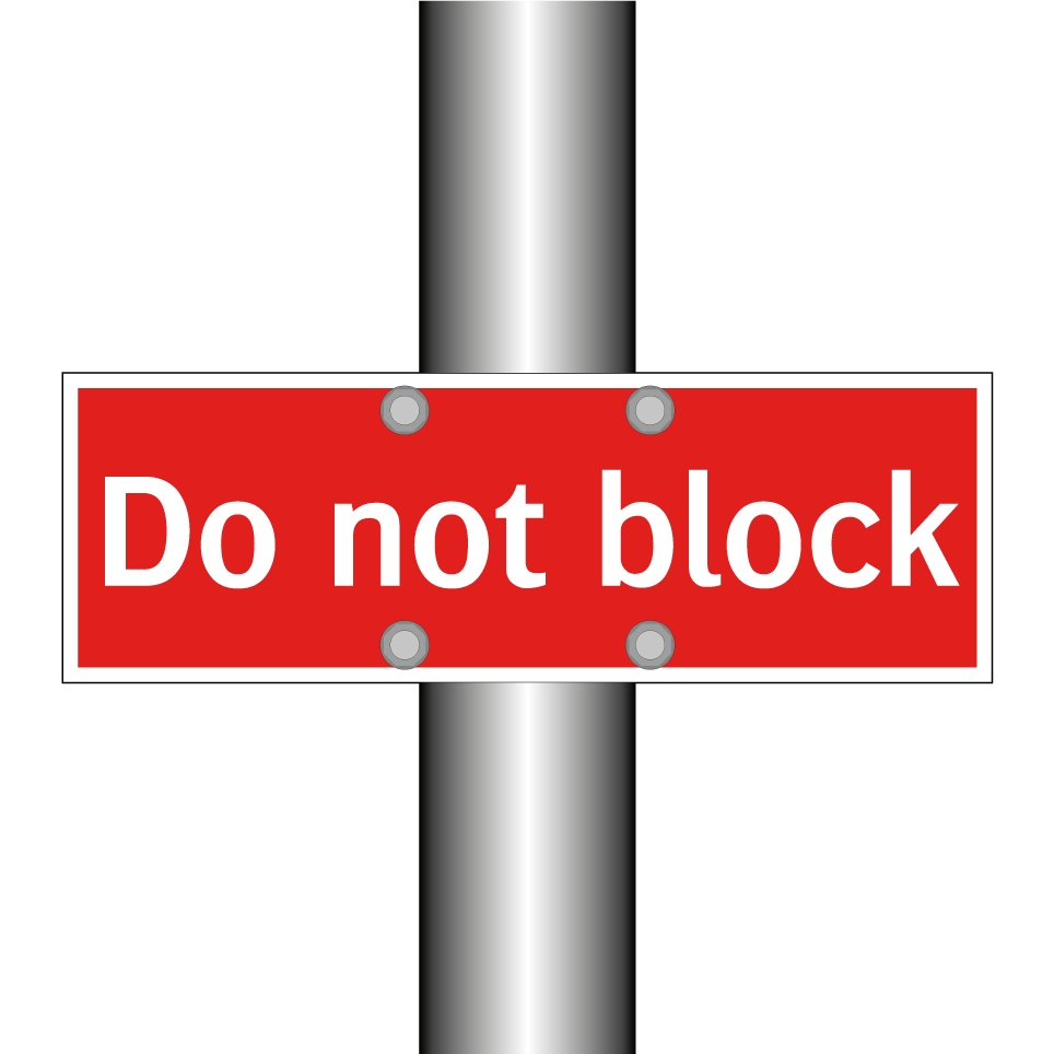 Do not block