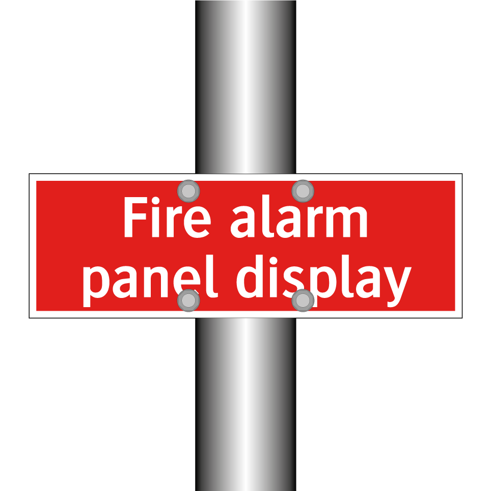 Fire alarm panel display