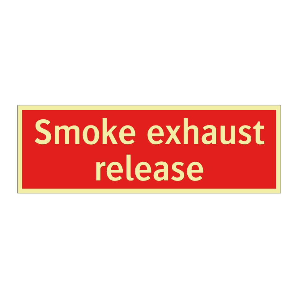 Smoke exhaust release