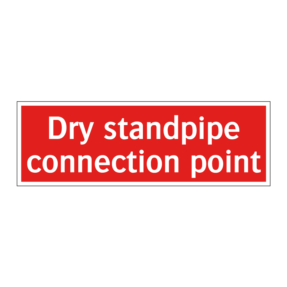 Dry standpipe connection point