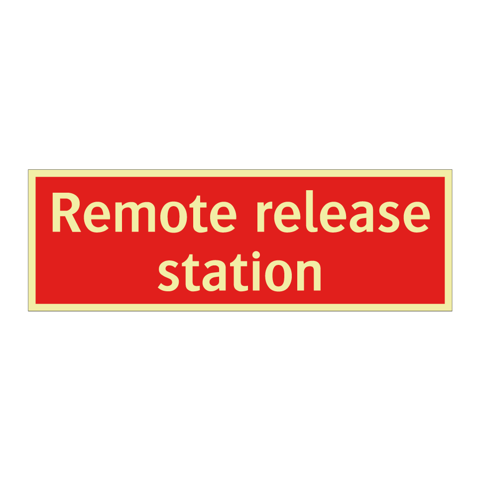 Remote release station
