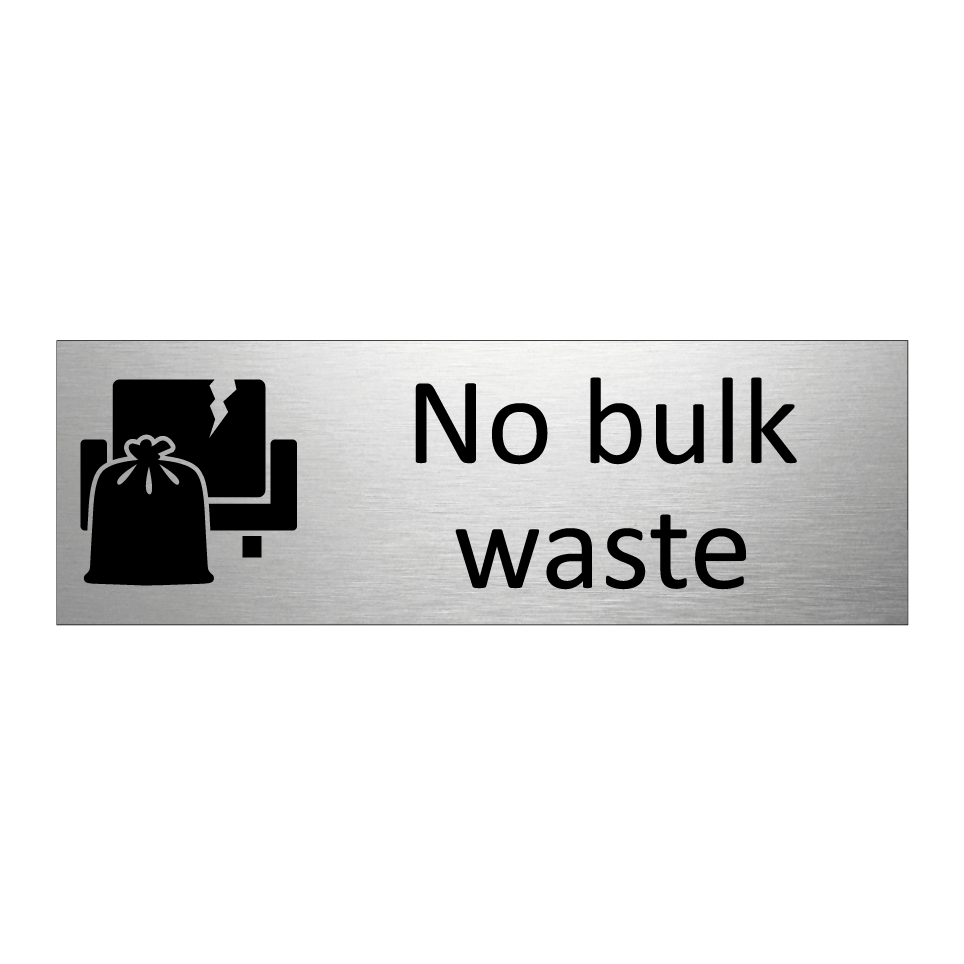 No bulk waste
