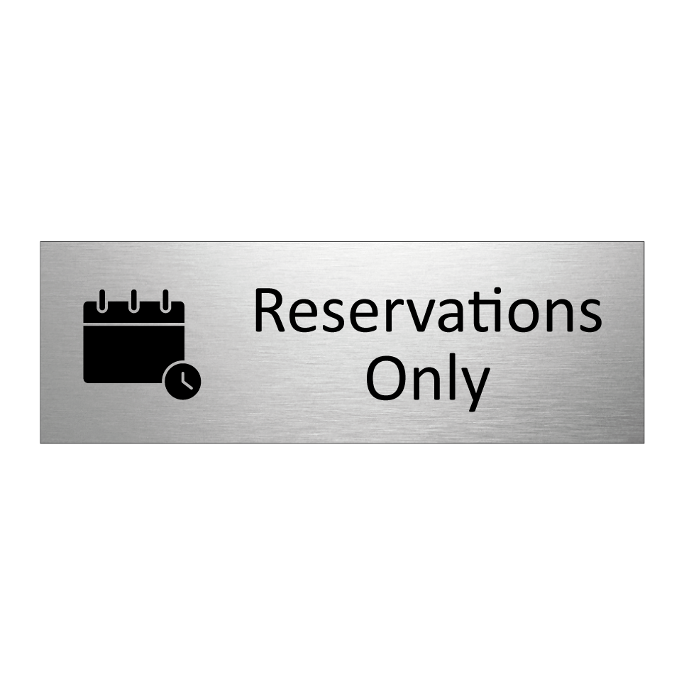 Reservations Only