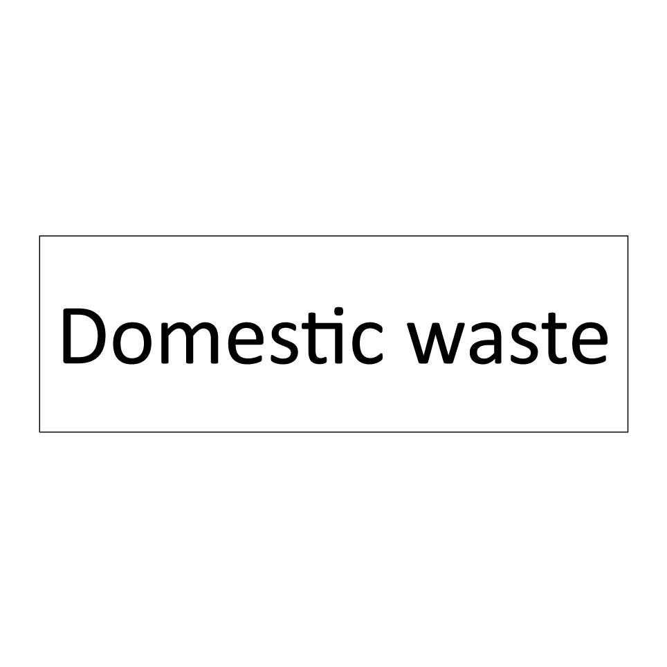 Domestic waste