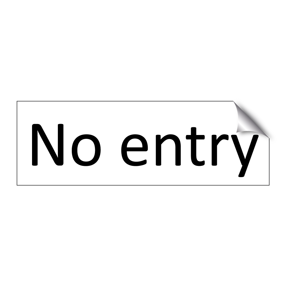 No entry