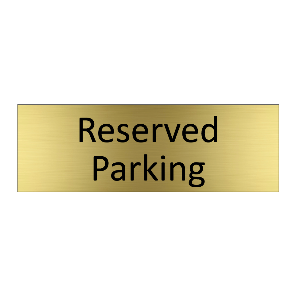 Reserved Parking