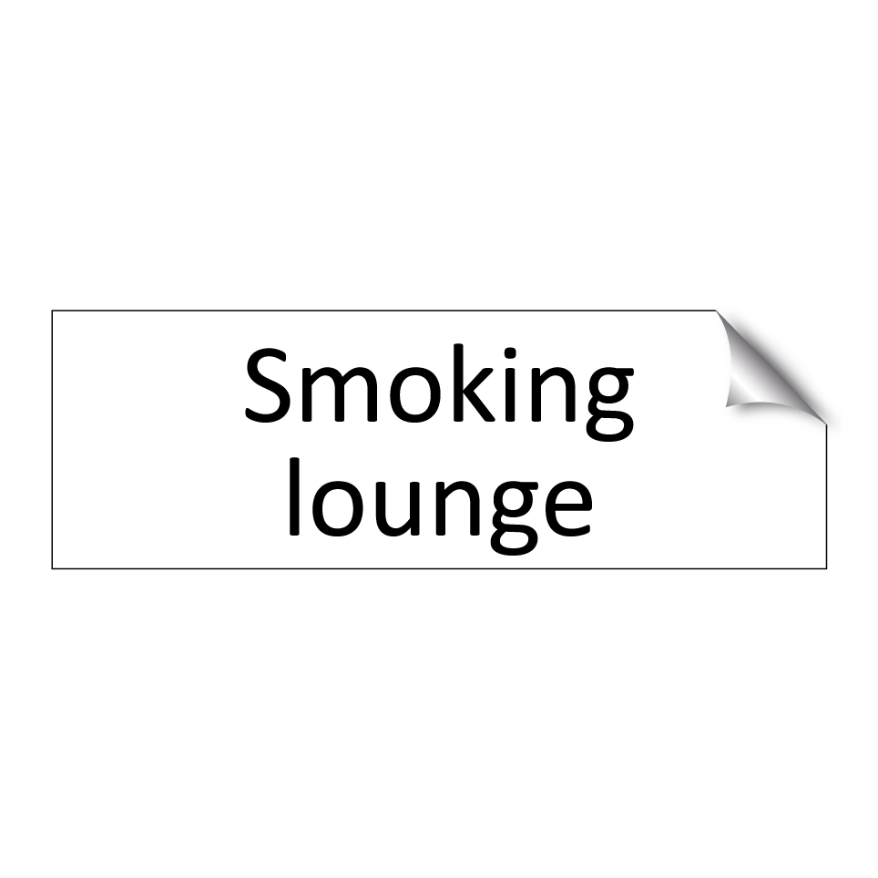 Smoking lounge