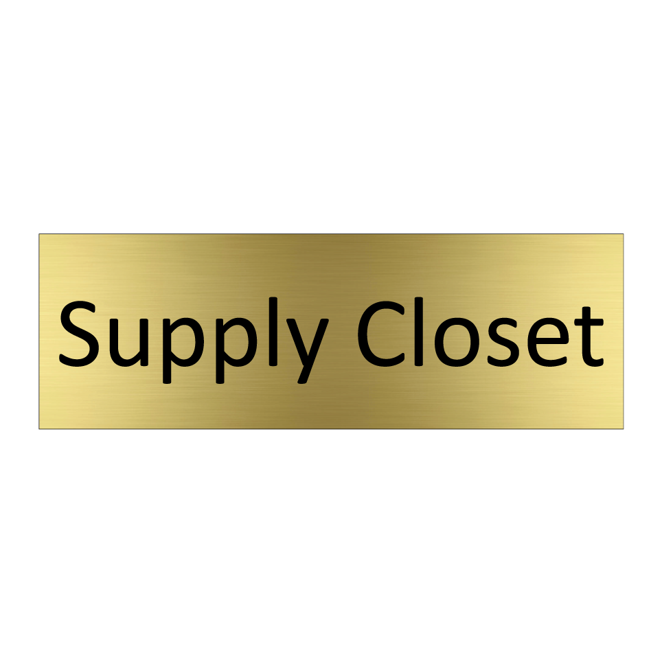 Supply Closet