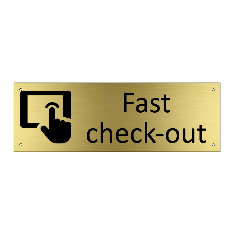 Fast check-out