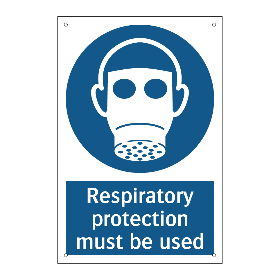 Respiratory protection must be used