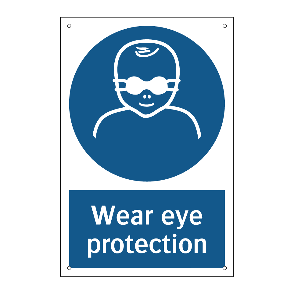 Wear eye protection