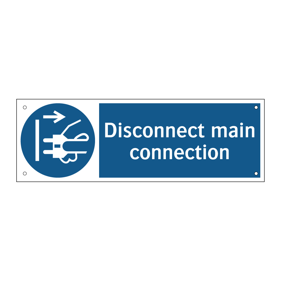 Disconnect main connection
