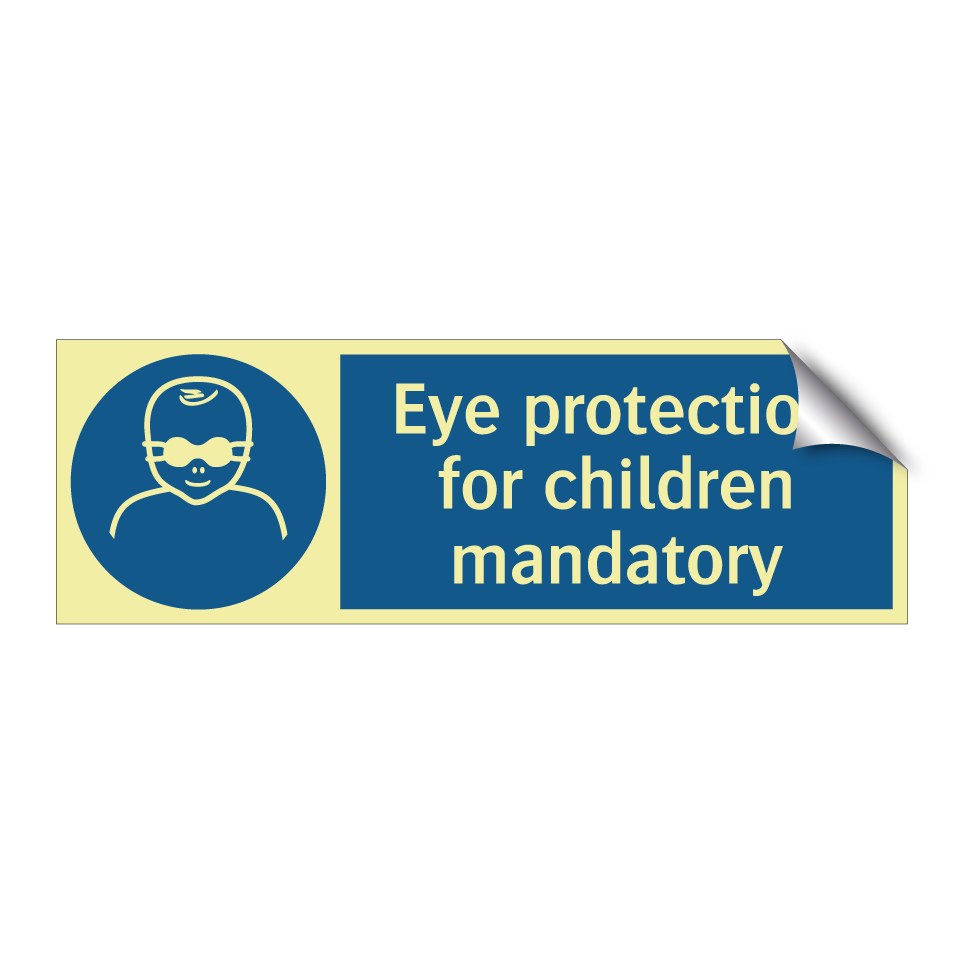 Eye protection for children mandatory
