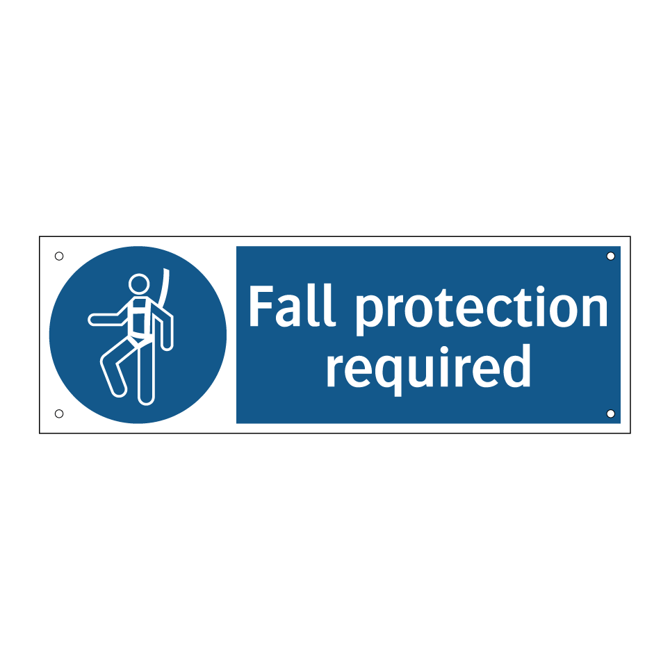 Fall protection required