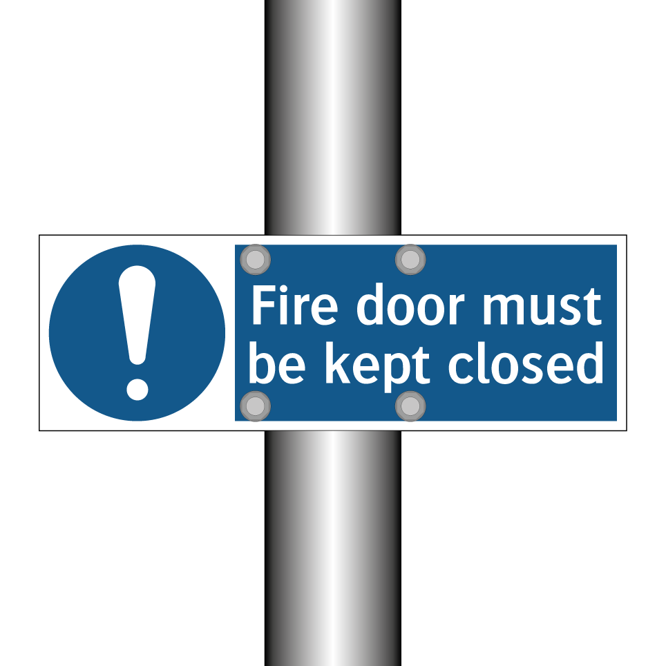 Fire door must be kept closed