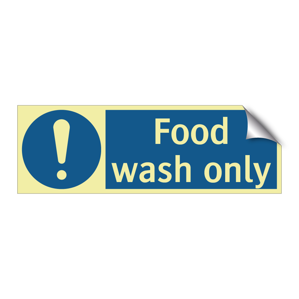 Food wash only