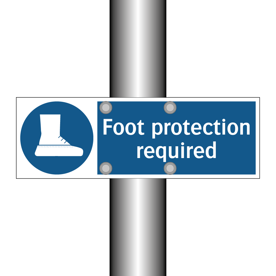 Foot protection required