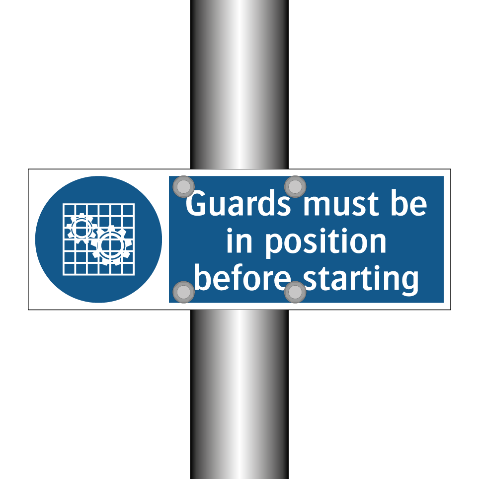 Guards must be in position before starting