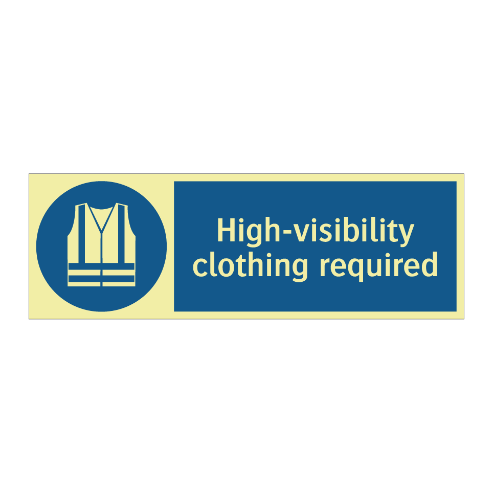High-visibility clothing required