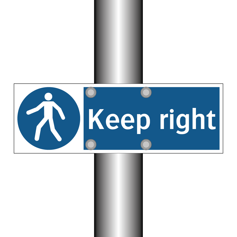 Keep right