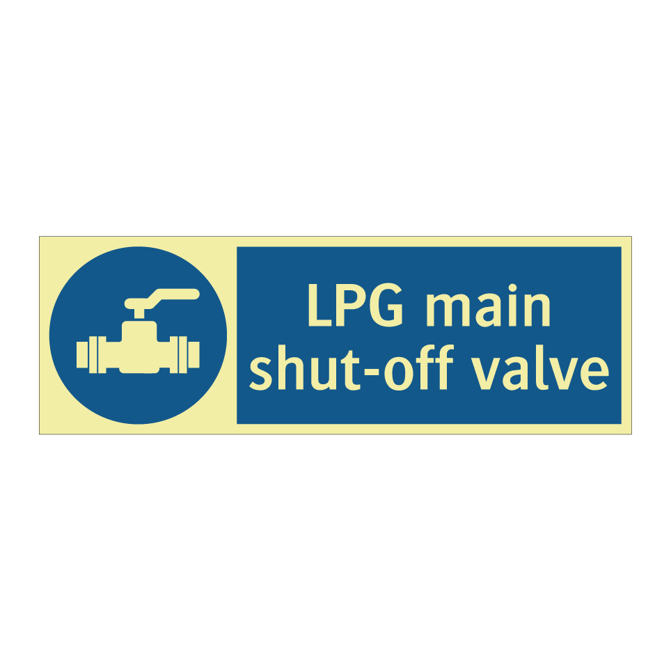 LPG main shut-off valve