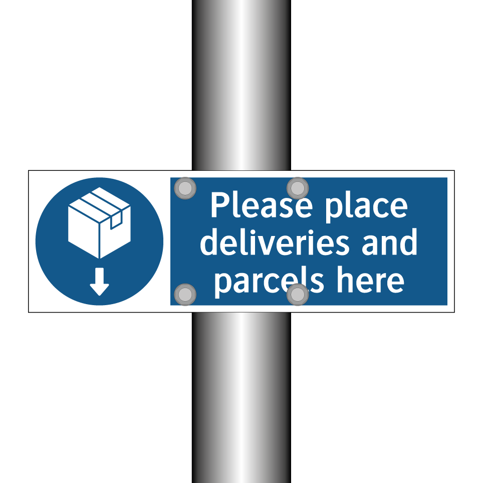 Please place deliveries and parcels here