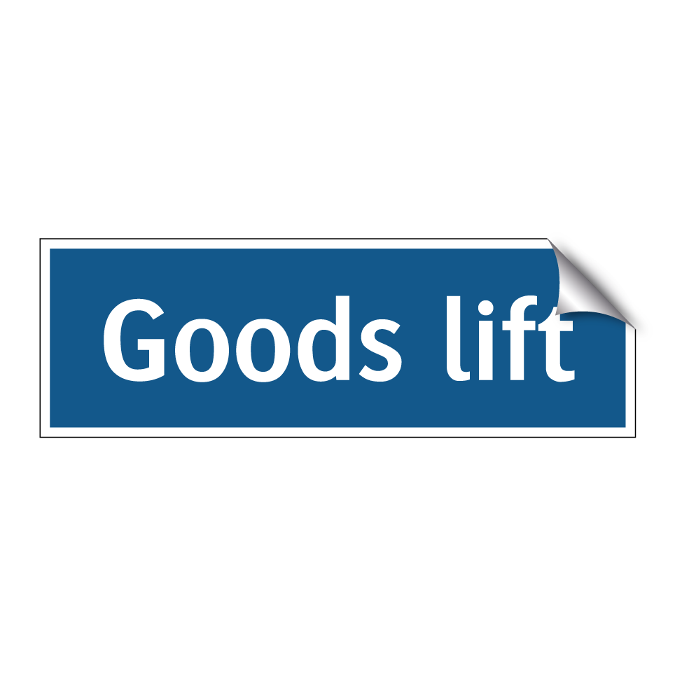 Goods lift