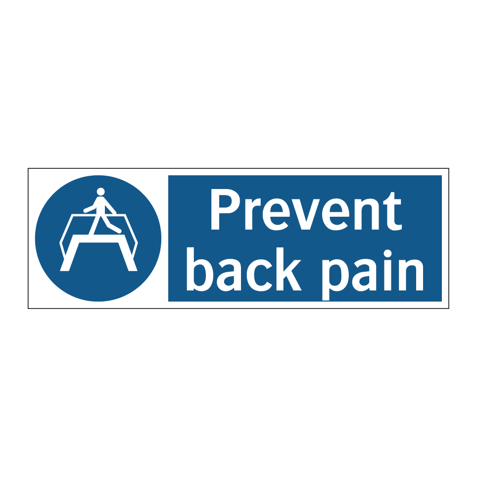 Prevent back pain