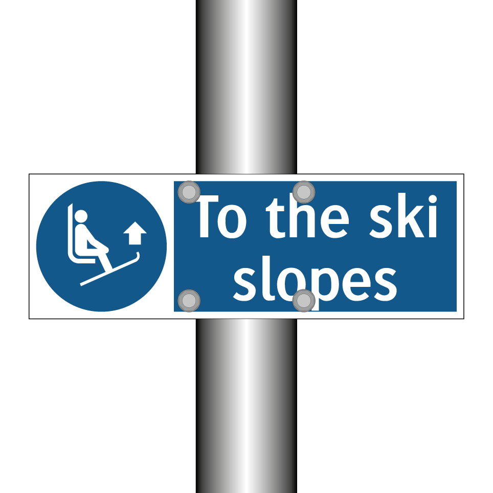 To the ski slopes
