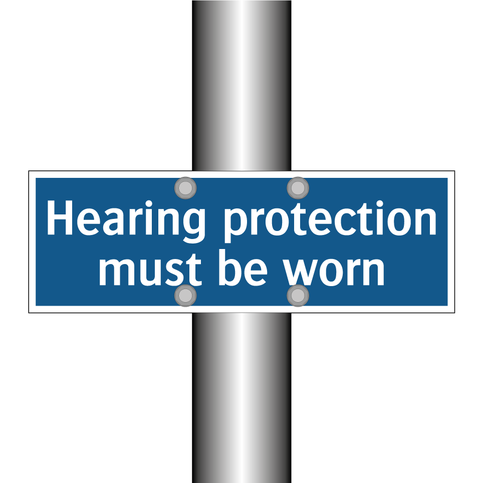 Hearing protection must be worn