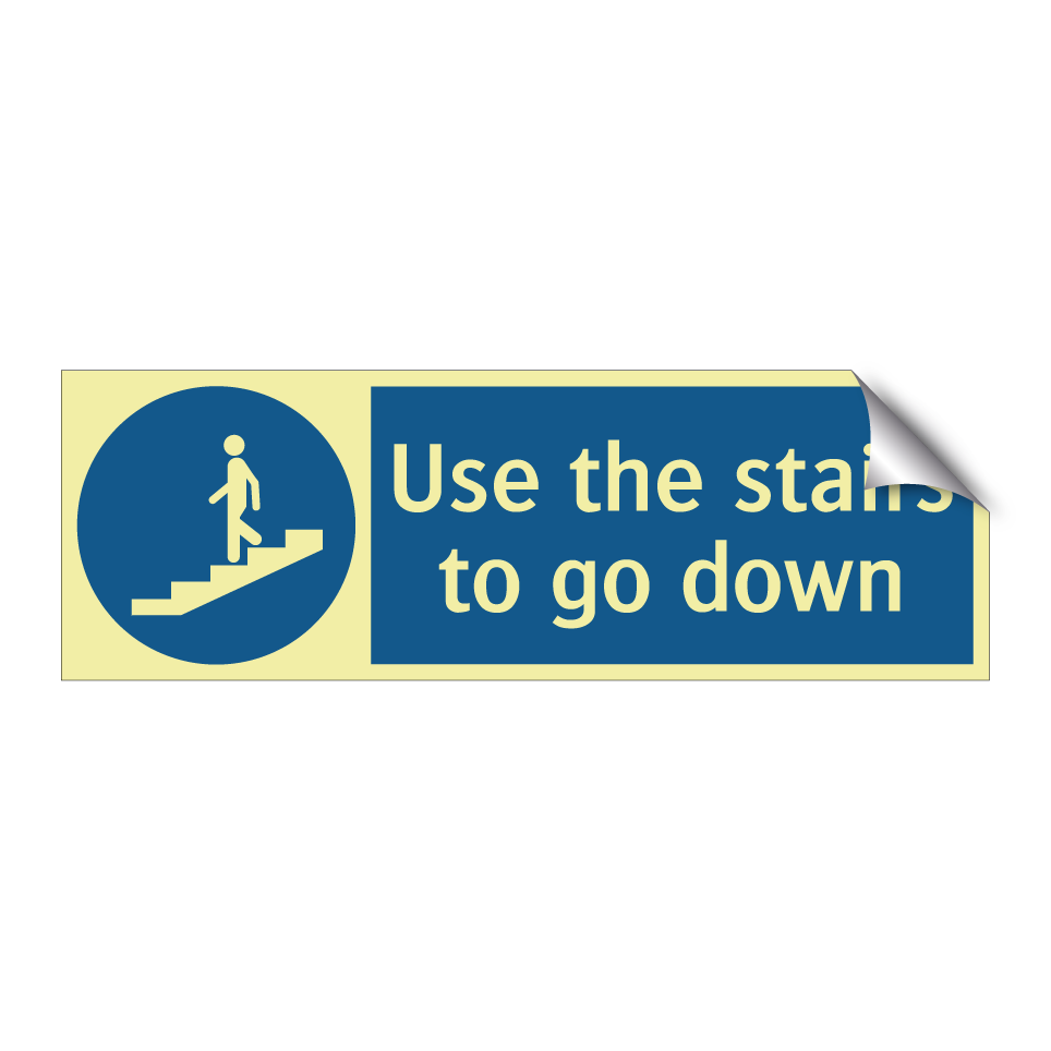 Use the stairs to go down