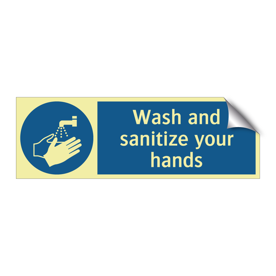 Wash and sanitize your hands