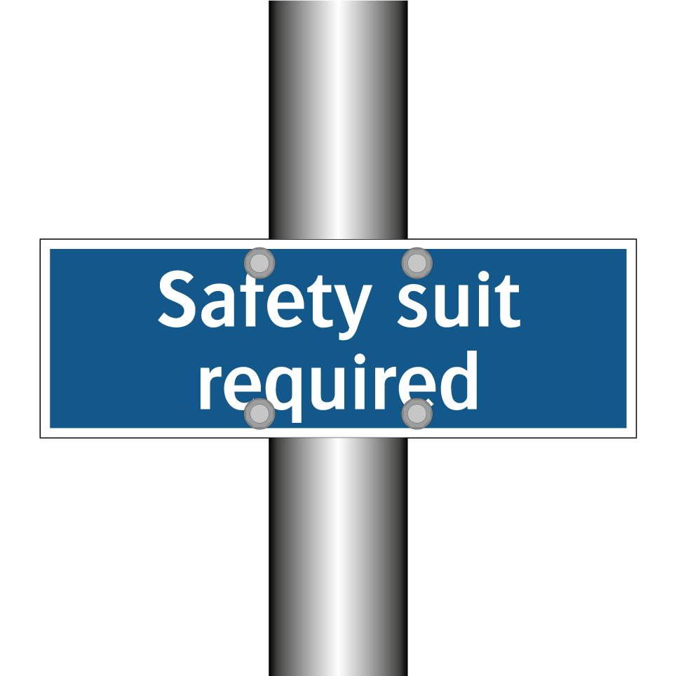 Safety suit required